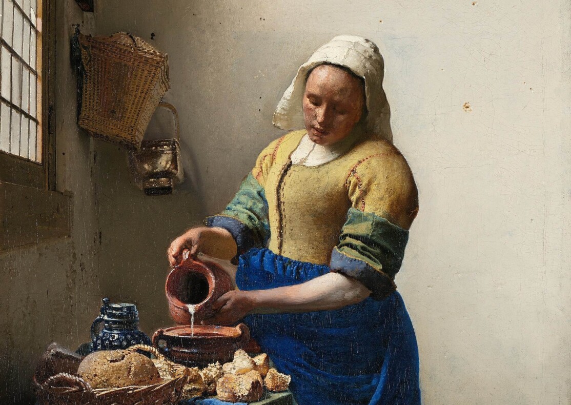 Johannes Vermeer Het Melkmeisje