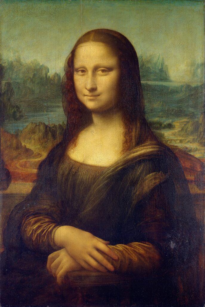 Olieverf Reproductie van de Mona Lisa van Leonardo da Vinci