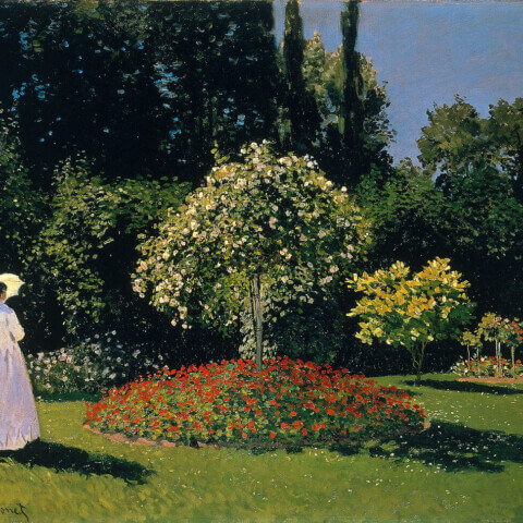 Woman in the Garden(Saint-Adresse)