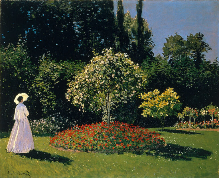 Woman in the Garden(Saint-Adresse)