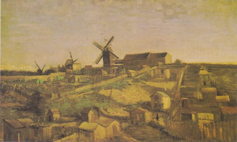 View of Montmartre with Windmills