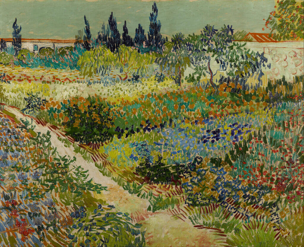 Garden with Flowers