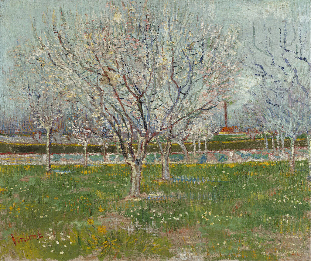 Orchard in Blossom (also known as Plum Trees)