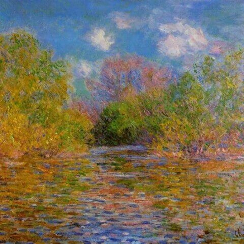 Monet, Claude - The Seine near Giverny