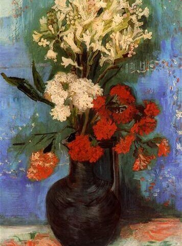 Vincent Van Gogh: Vase with Carnations and Other Flowers