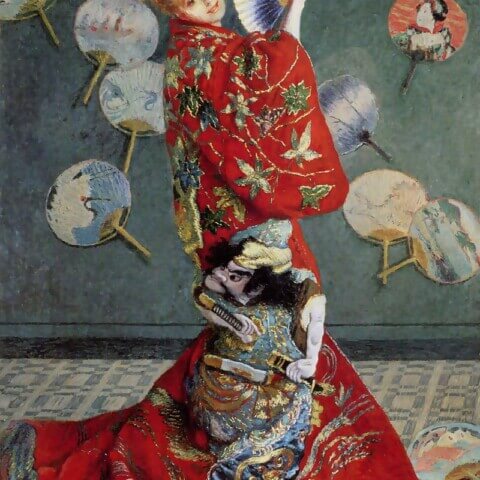 Camille Monet in Japanese Costume