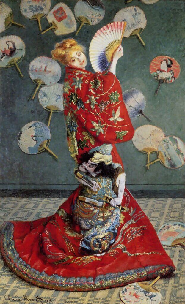 Camille Monet in Japanese Costume