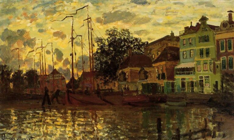 The Dike at Zaandam, Evening