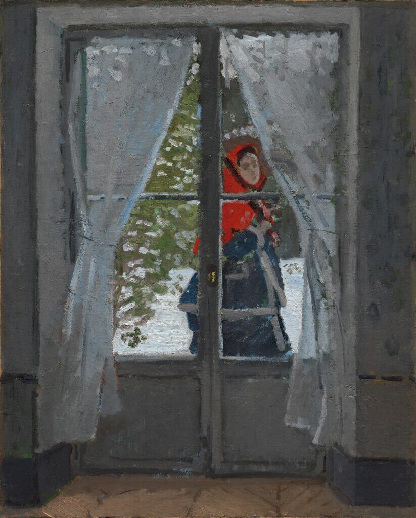 The Red Kerchief, Portrait of Madame Monet