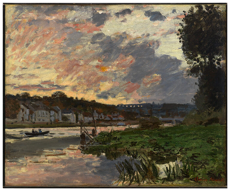 The Seine at Bougeval, Evening (also known as Bougival)