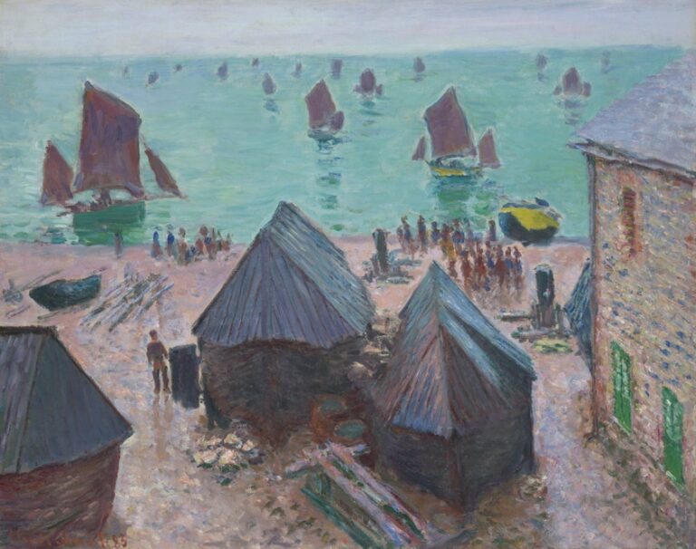 The Departure of the Boats, Etretat