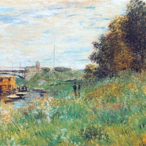 The Banks of the Seine at the Argenteuil Bridge