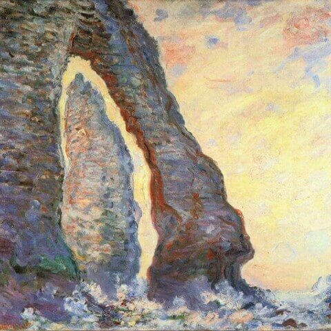 The Rock Needle Seen through the Porte d'Aval