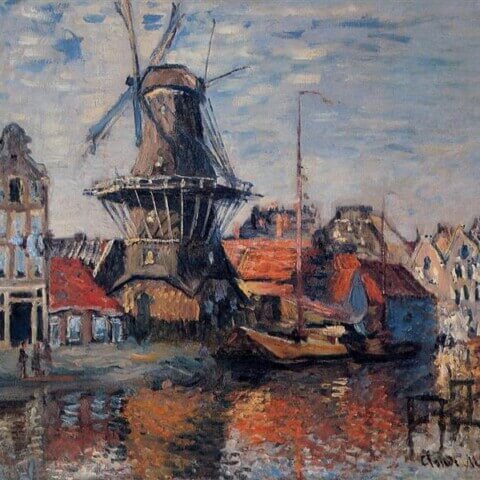 The Windmill on the Onbekende Canal, Amsterdam