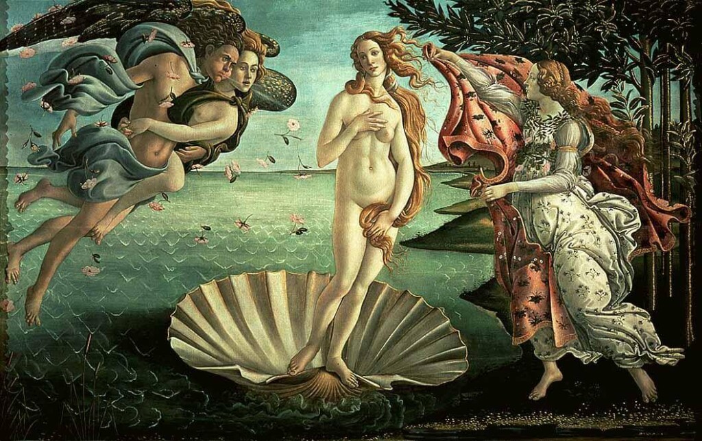 De geboorte van Venus - Sandro Botticelli
