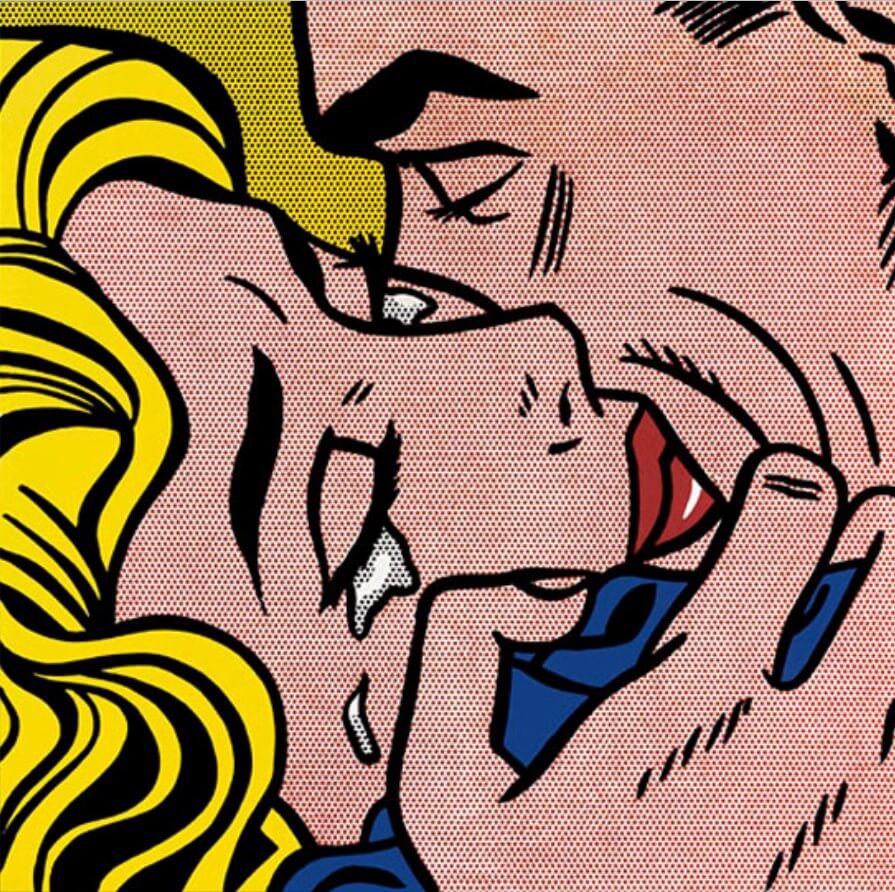 Kiss V - Roy Liechtenstein